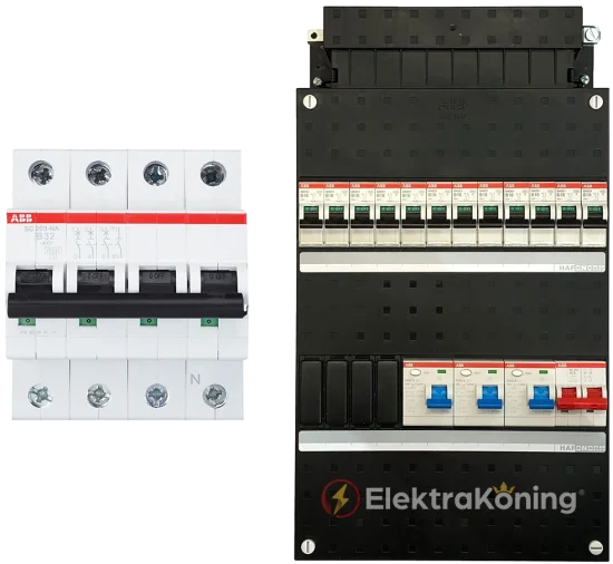 <span data-sheets-root="1">Krachtstroom aansluiten op de meterkast</span>